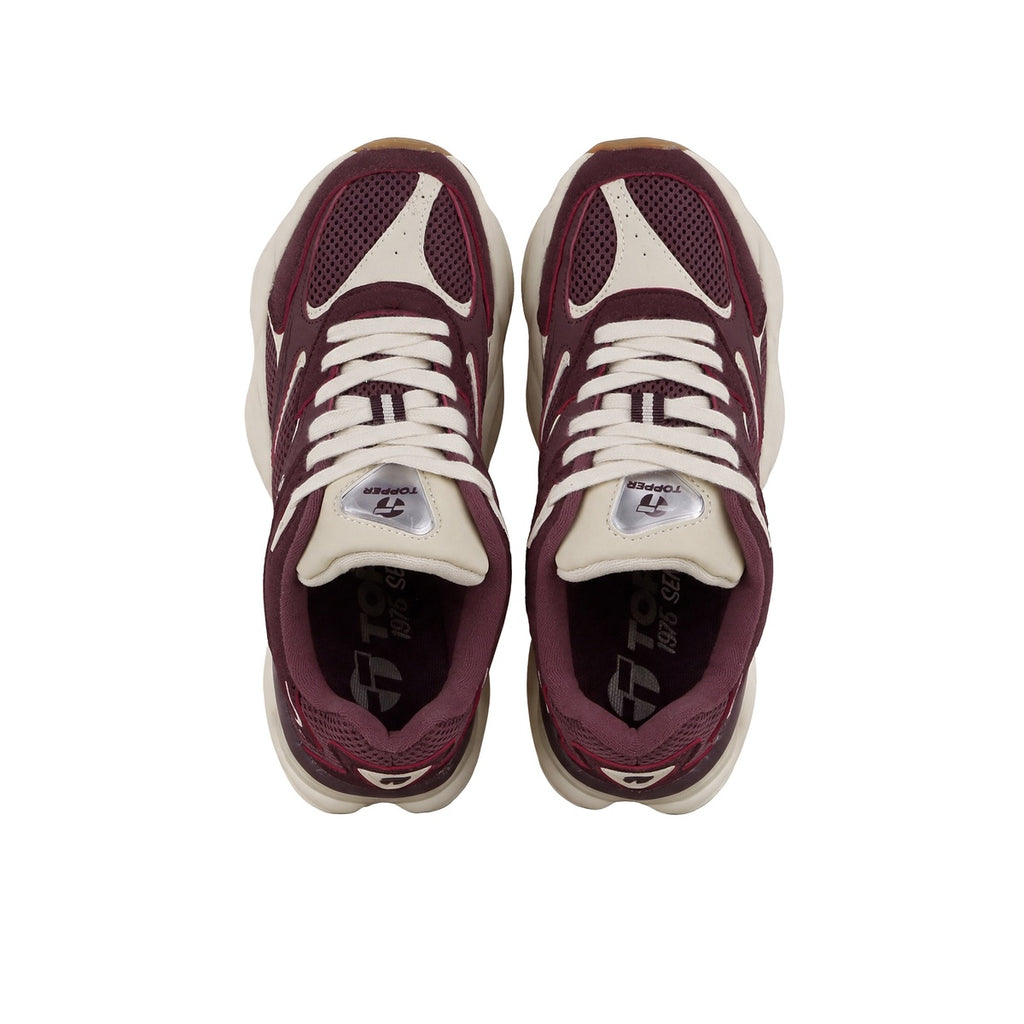 Zapatillas Topper Seny Mujer Bordo