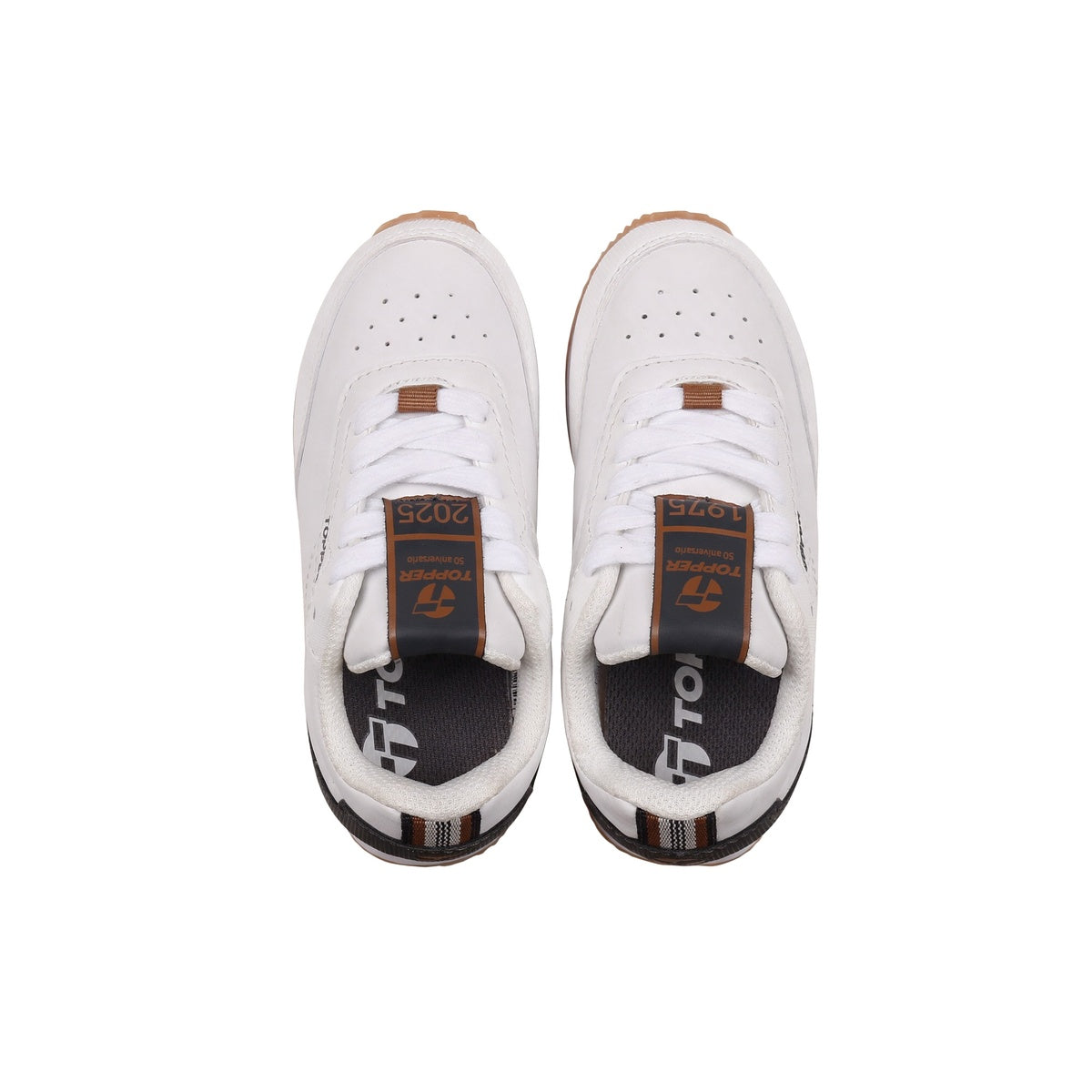 Zapatillas Topper T-450 Cs Niño Niña Blanca
