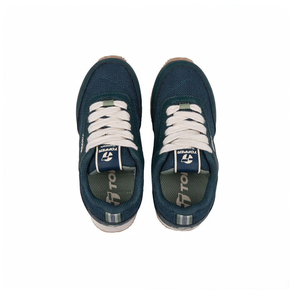 Zapatillas Topper T450 Mesh Niño Niña Verde