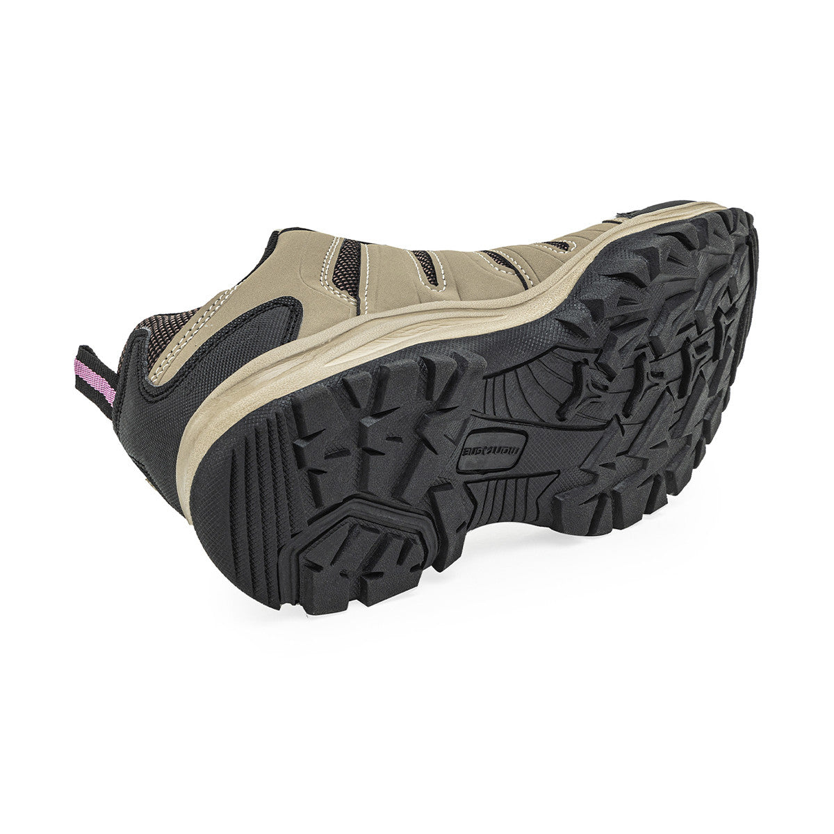 Zapatillas Trekking Montagne City Stride Mujer Beige