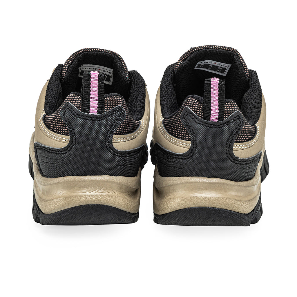 Zapatillas Trekking Montagne City Stride Mujer Beige