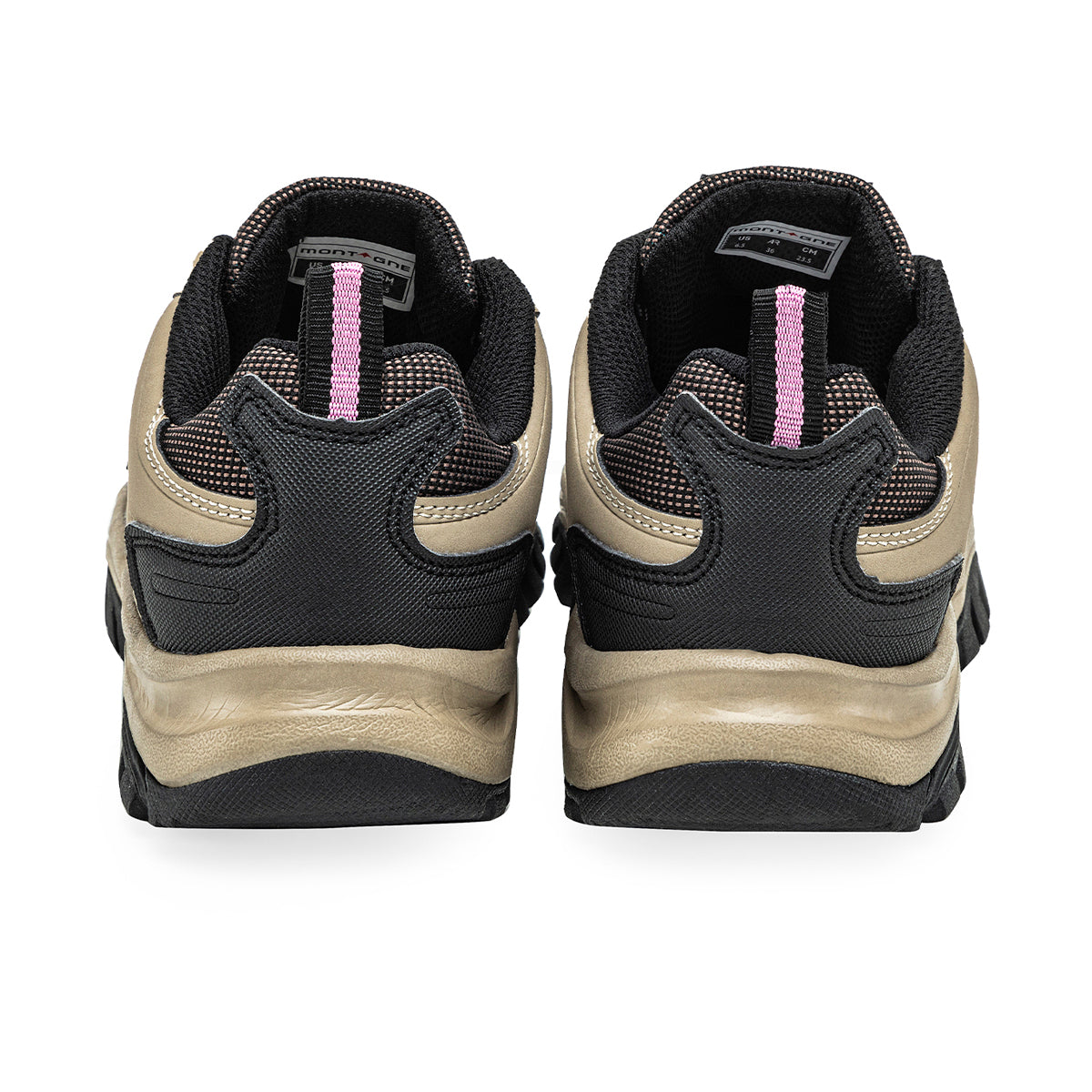 Zapatillas Trekking Montagne City Stride Mujer Beige