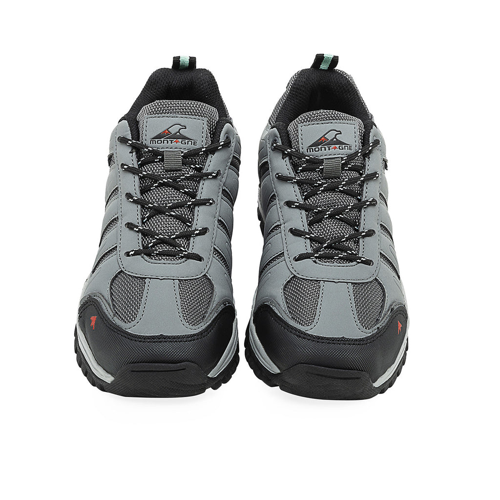 Zapatillas Trekking Montagne City Stride Mujer Gris