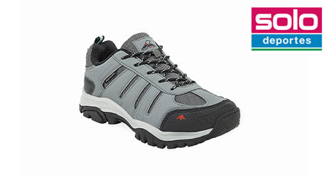 Zapatillas Trekking Montagne City Stride Mujer Gris