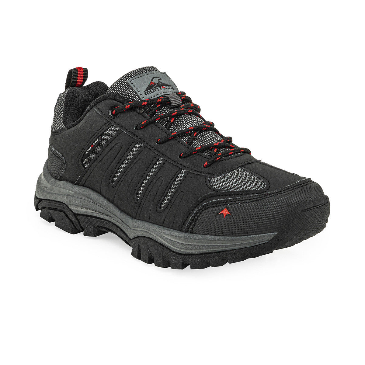 Zapatillas Trekking Montagne City Stride Mujer Negra