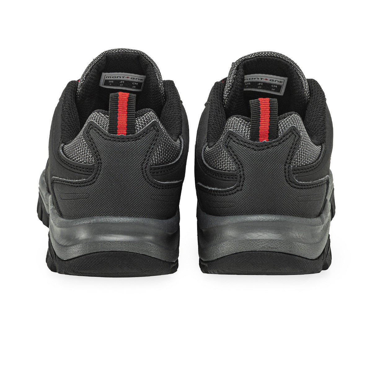 Zapatillas Trekking Montagne City Stride Mujer Negra