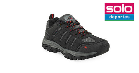 Zapatillas Trekking Montagne City Stride Mujer Negra