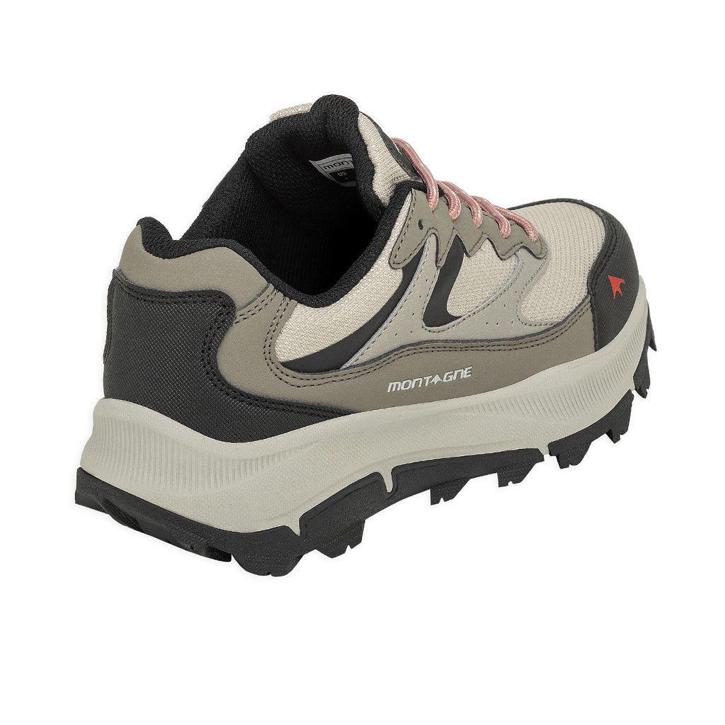 Zapatillas Trekking Montagne City Wurton Mujer Beige