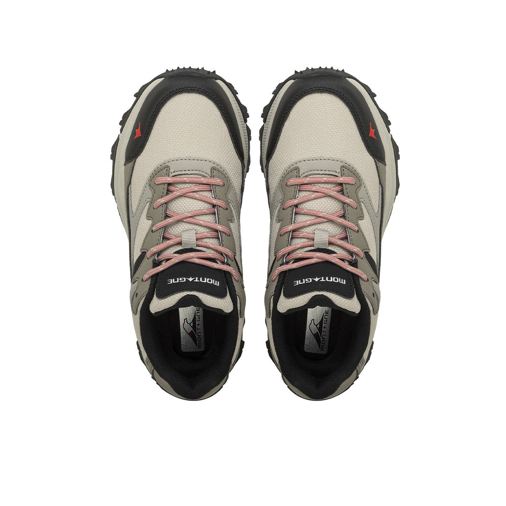 Zapatillas Trekking Montagne City Wurton Mujer Beige