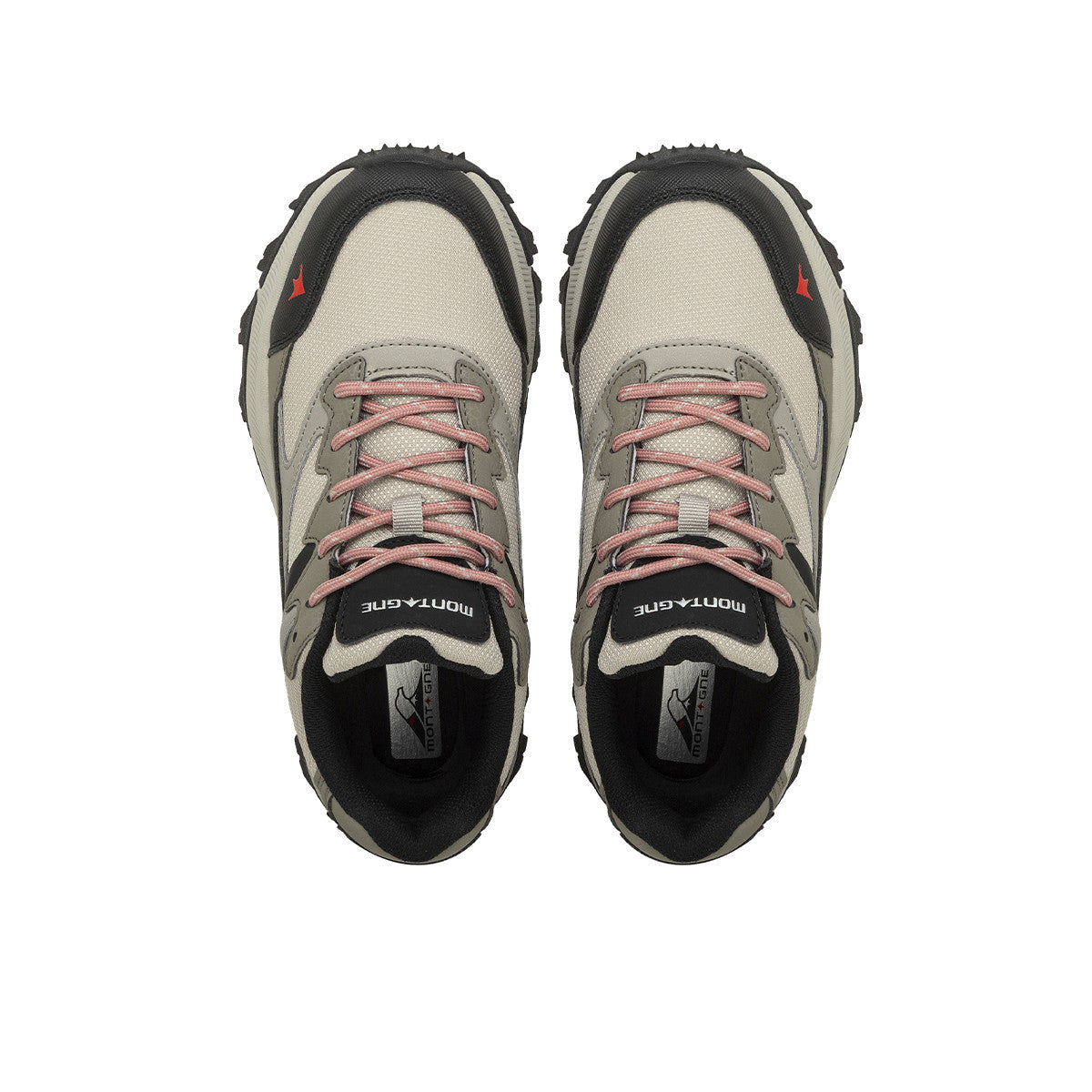 Zapatillas Trekking Montagne City Wurton Mujer Beige