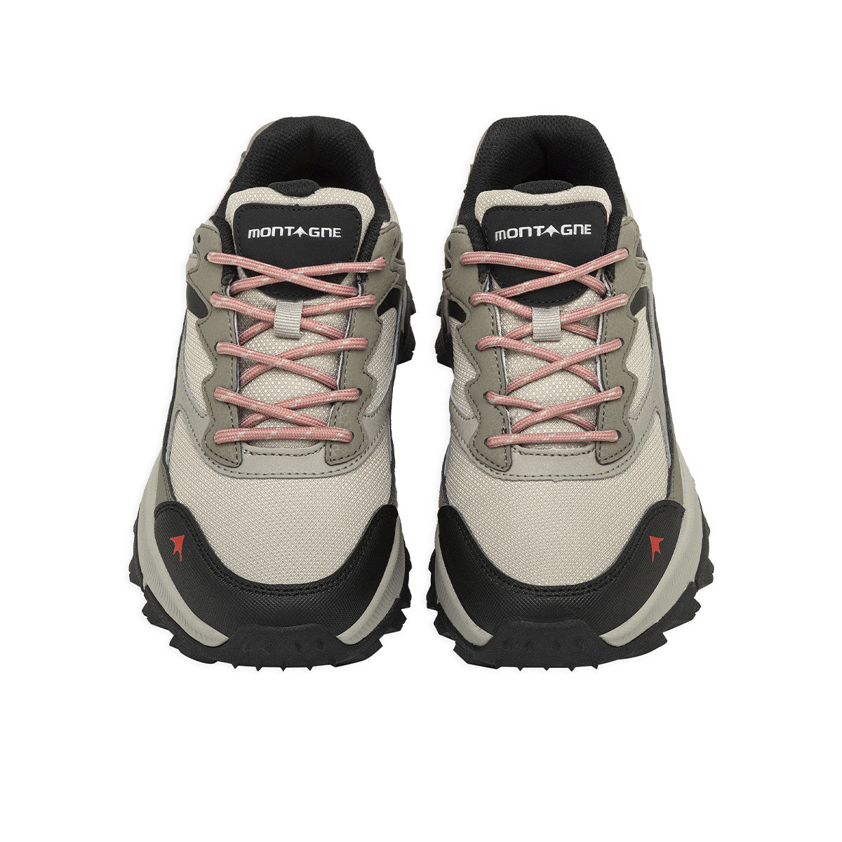 Zapatillas Trekking Montagne City Wurton Mujer Beige
