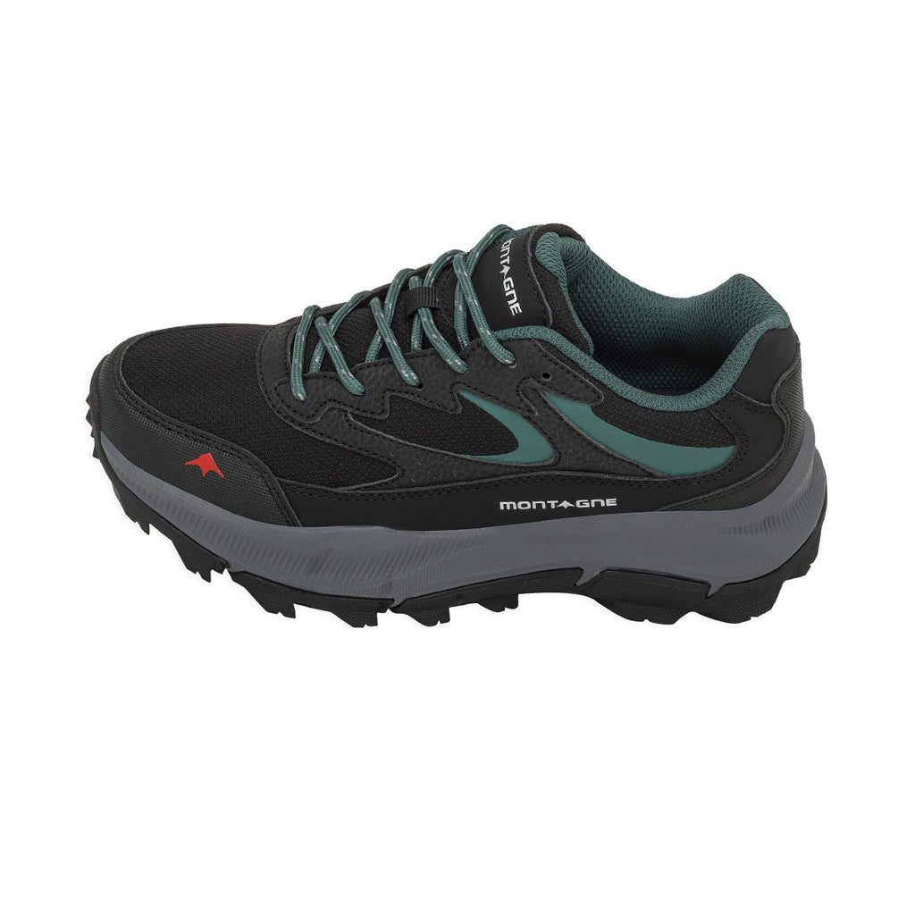 Zapatillas Trekking Montagne City Wurton Mujer Negra