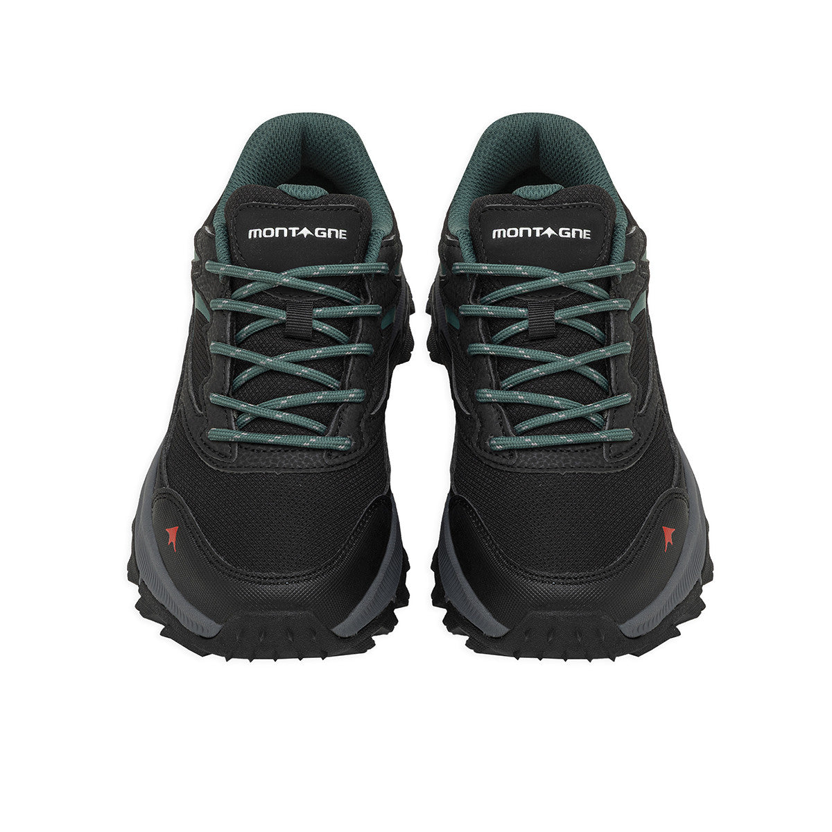 Zapatillas Trekking Montagne City Wurton Mujer Negra