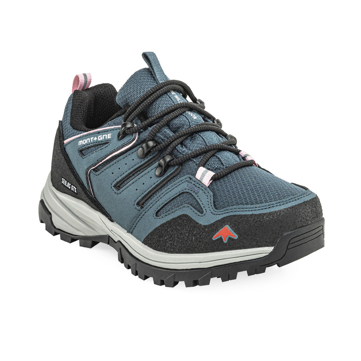 Zapatillas Trekking Montagne Seilas GTX Mujer Petroleo