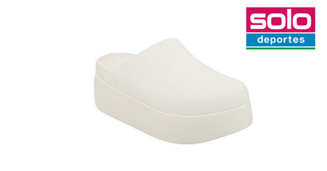 Zueco Crocs Dylan Platform Clog Mujer Blanco