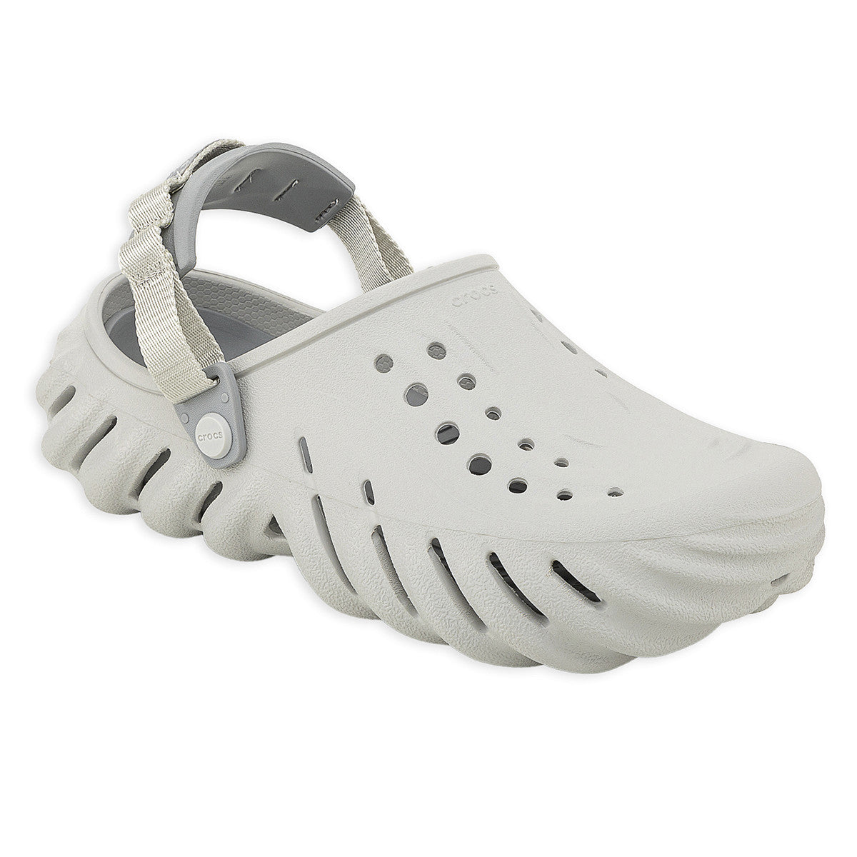 Zueco Crocs Echo Clog Gris