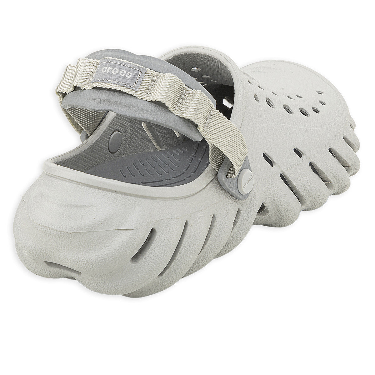 Zueco Crocs Echo Clog Gris