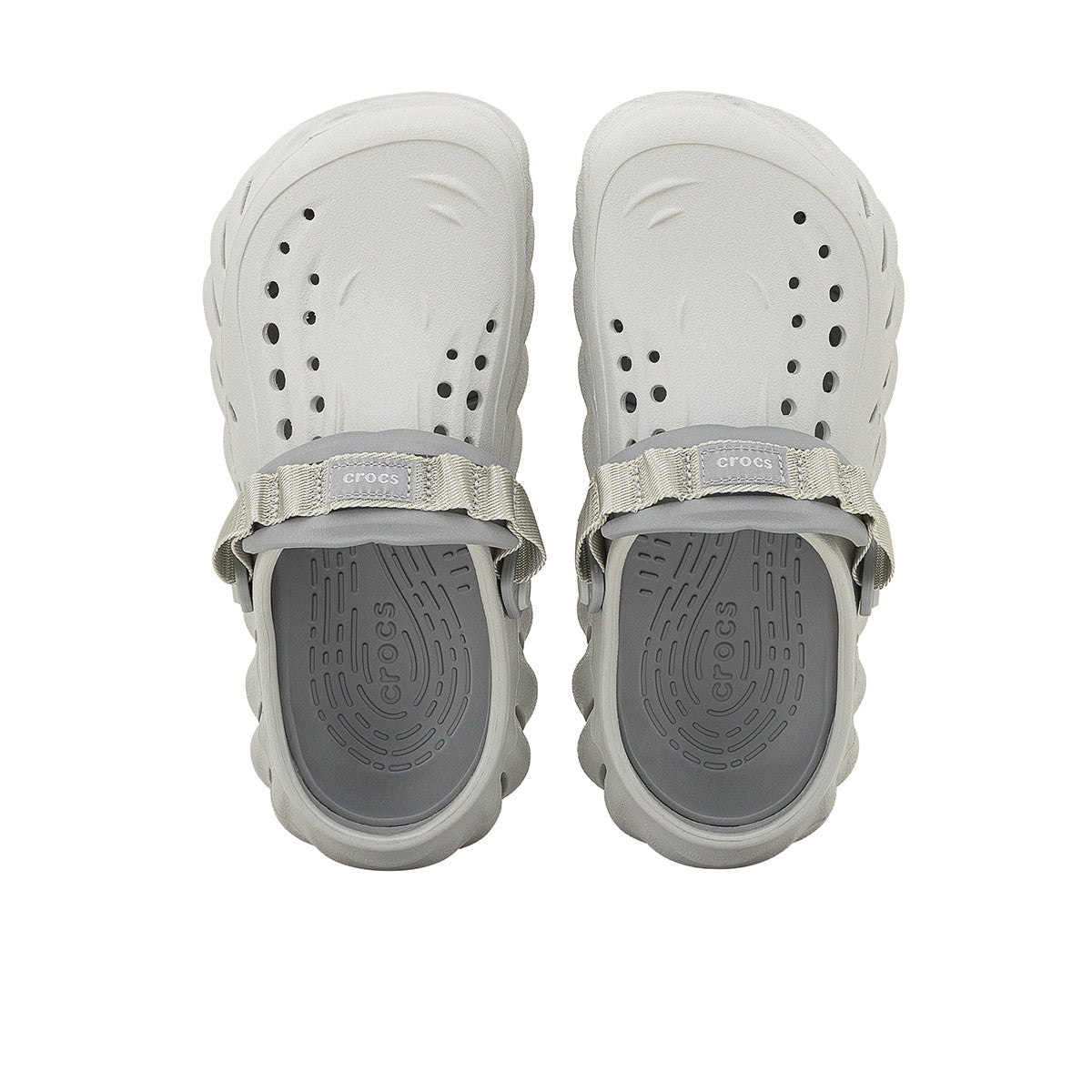 Zueco Crocs Echo Clog Gris