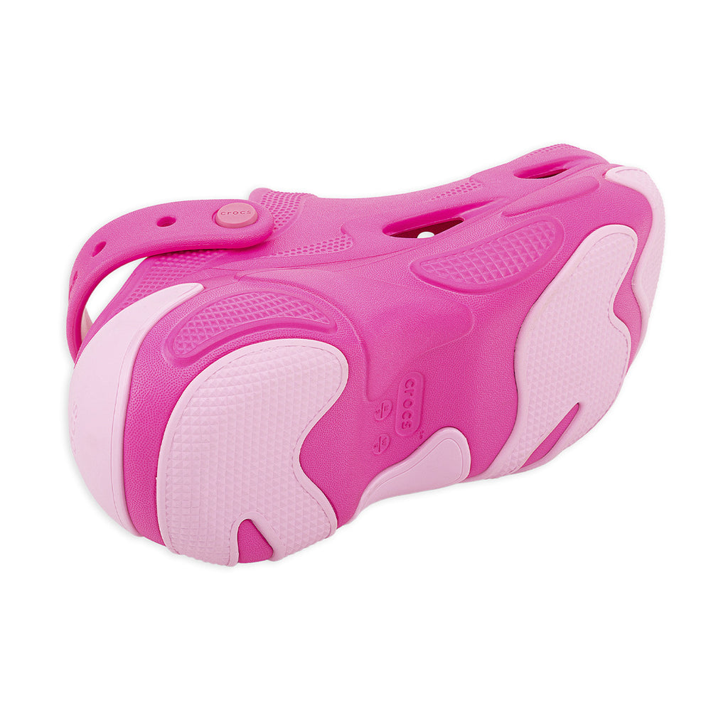 Zuecos Crocs Bubble Crush Clog Mujer Fucsia