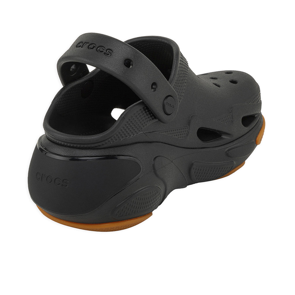 Zuecos Crocs Bubble Crush Clog Mujer Negro