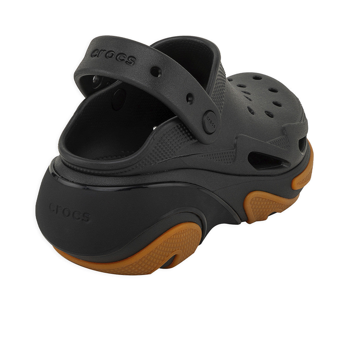 Zuecos Crocs Bubble Crush Clog Mujer Negro
