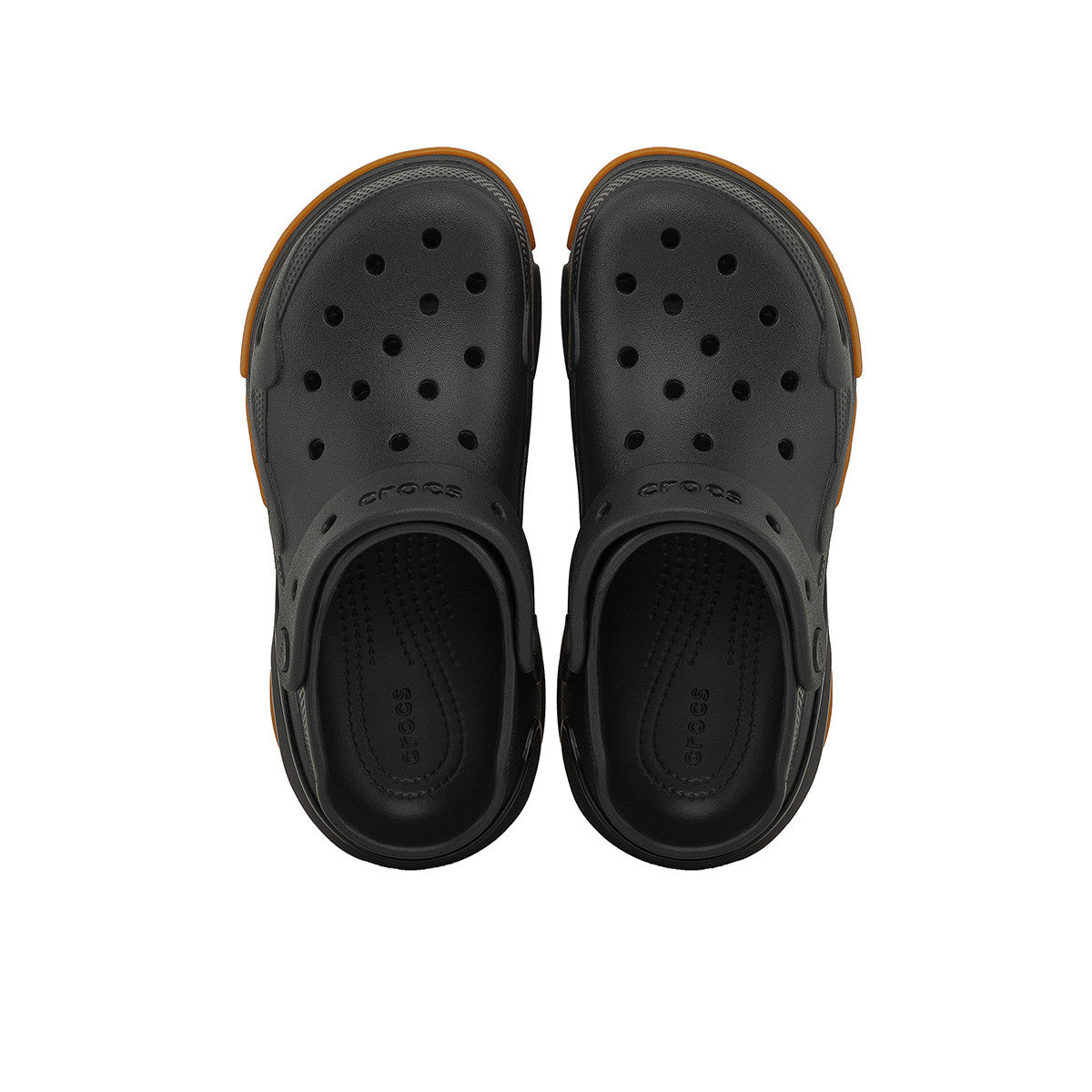 Zuecos Crocs Bubble Crush Clog Mujer Negro