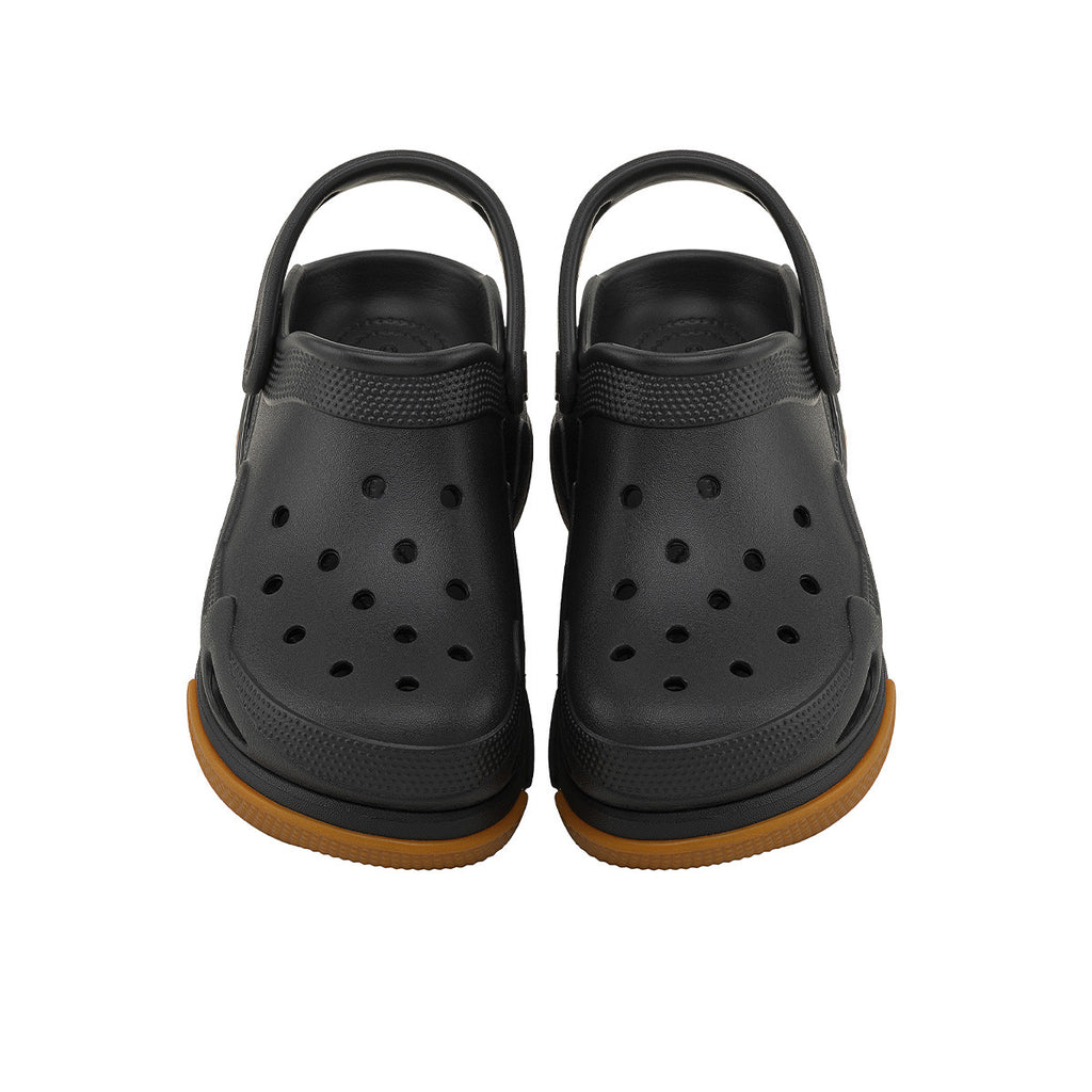 Zuecos Crocs Bubble Crush Clog Mujer Negro
