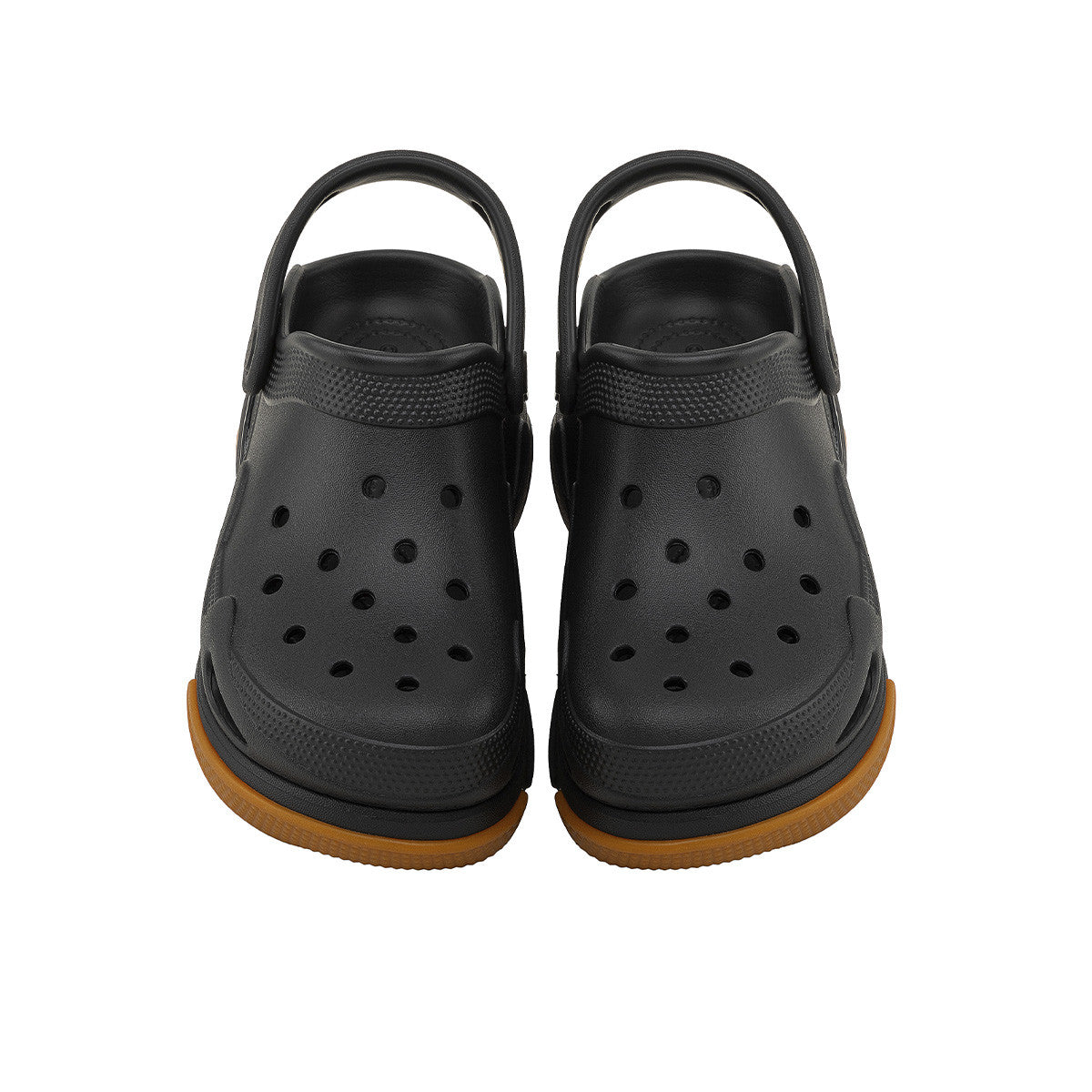 Zuecos Crocs Bubble Crush Clog Mujer Negro