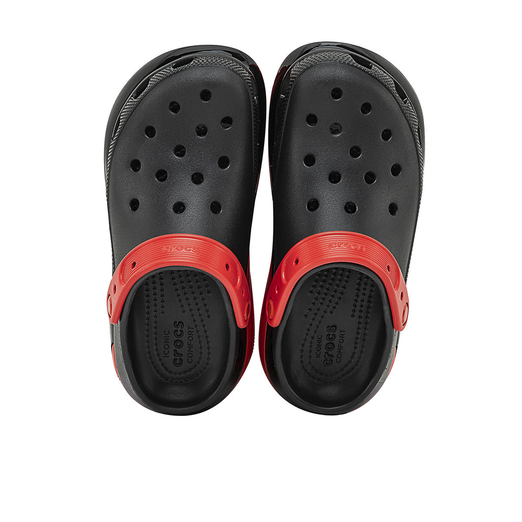 Zuecos Crocs Classic Mega Crush Clog Mujer Negra