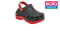 Zuecos Crocs Classic Mega Crush Clog Mujer Negra