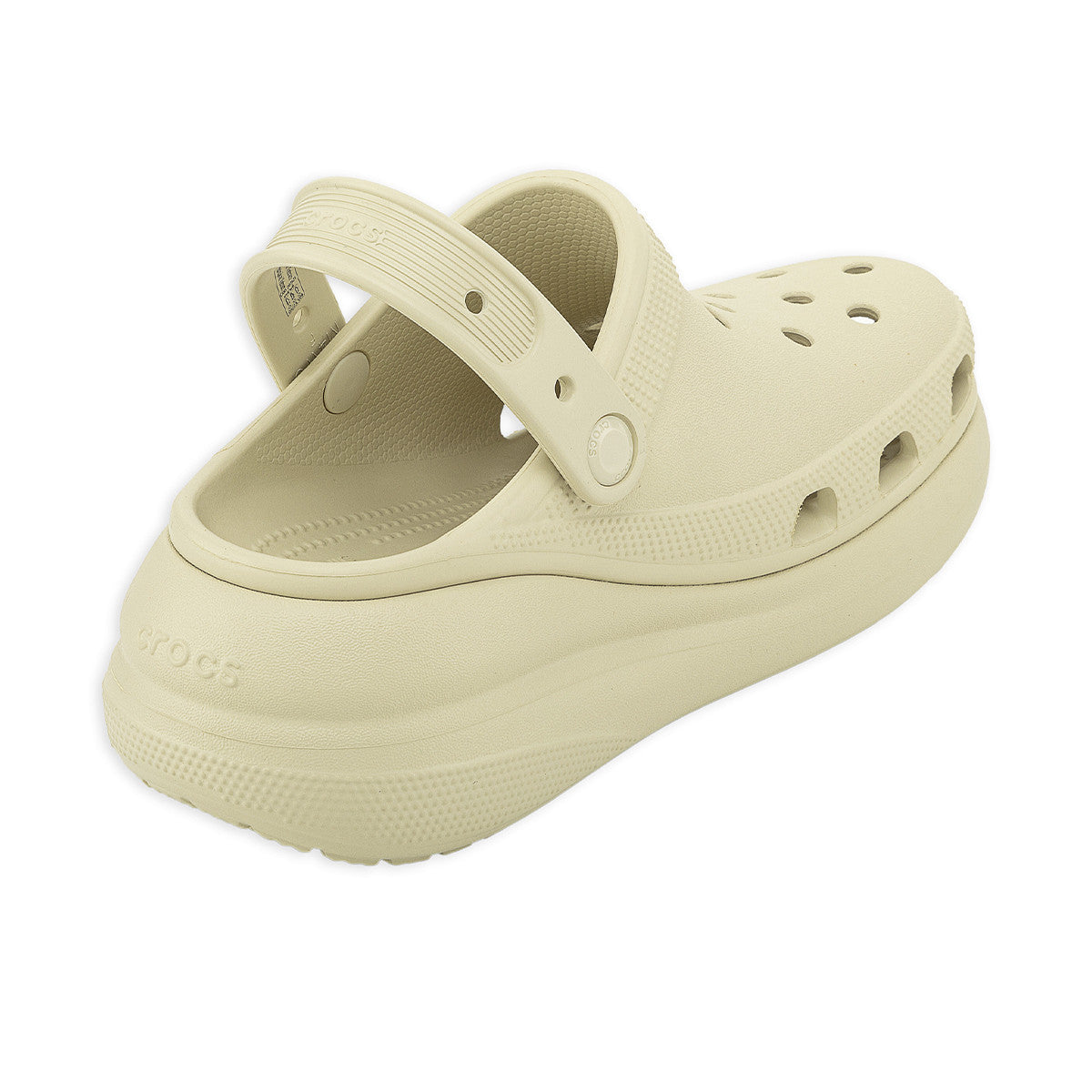 Zuecos Crocs Crush Clog Mujer Beige