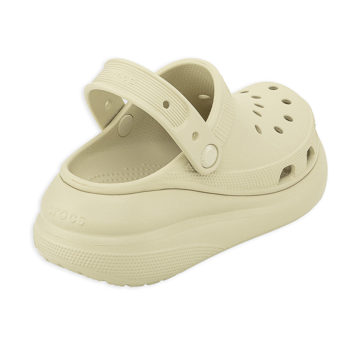 Zuecos Crocs Crush Clog Mujer Beige
