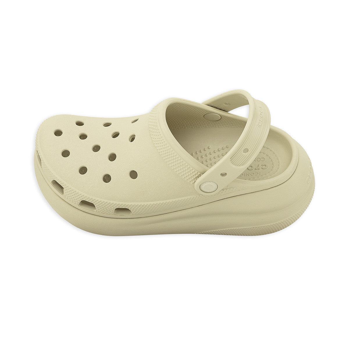 Zuecos Crocs Crush Clog Mujer Beige