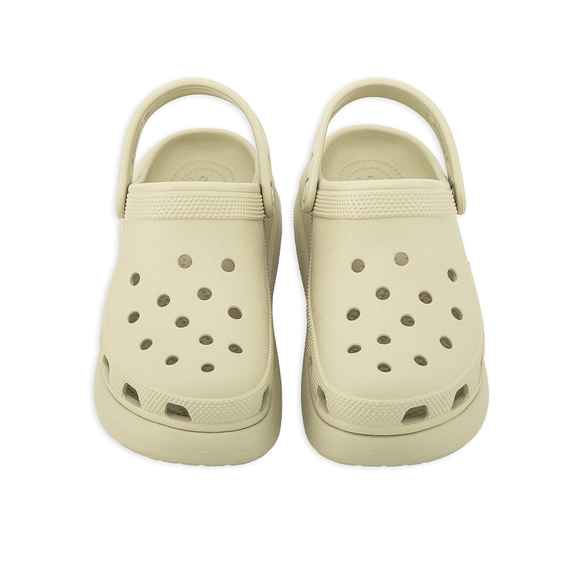 Zuecos Crocs Crush Clog Mujer Beige