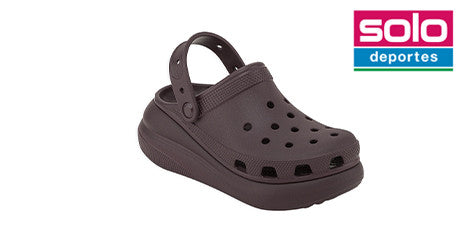 Zuecos Crocs Crush Clog Mujer Bordo