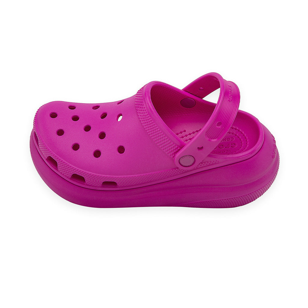 Zuecos Crocs Crush Clog Mujer Fucsia