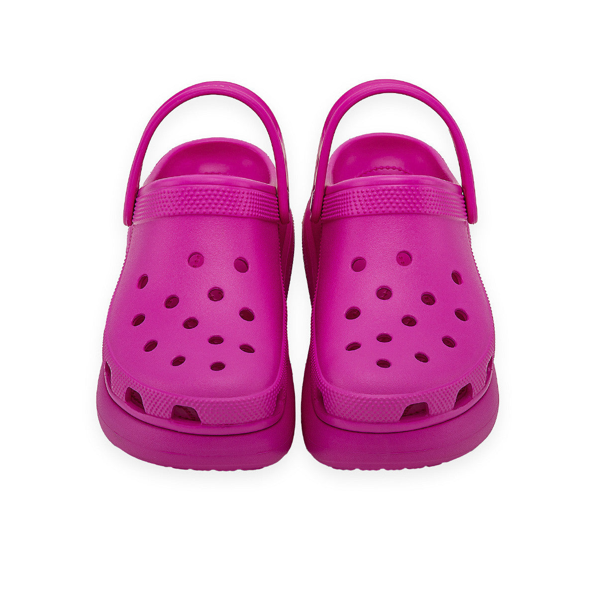 Zuecos Crocs Crush Clog Mujer Fucsia