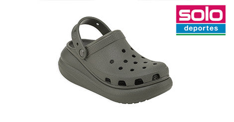 Zuecos Crocs Crush Clog Mujer Verde