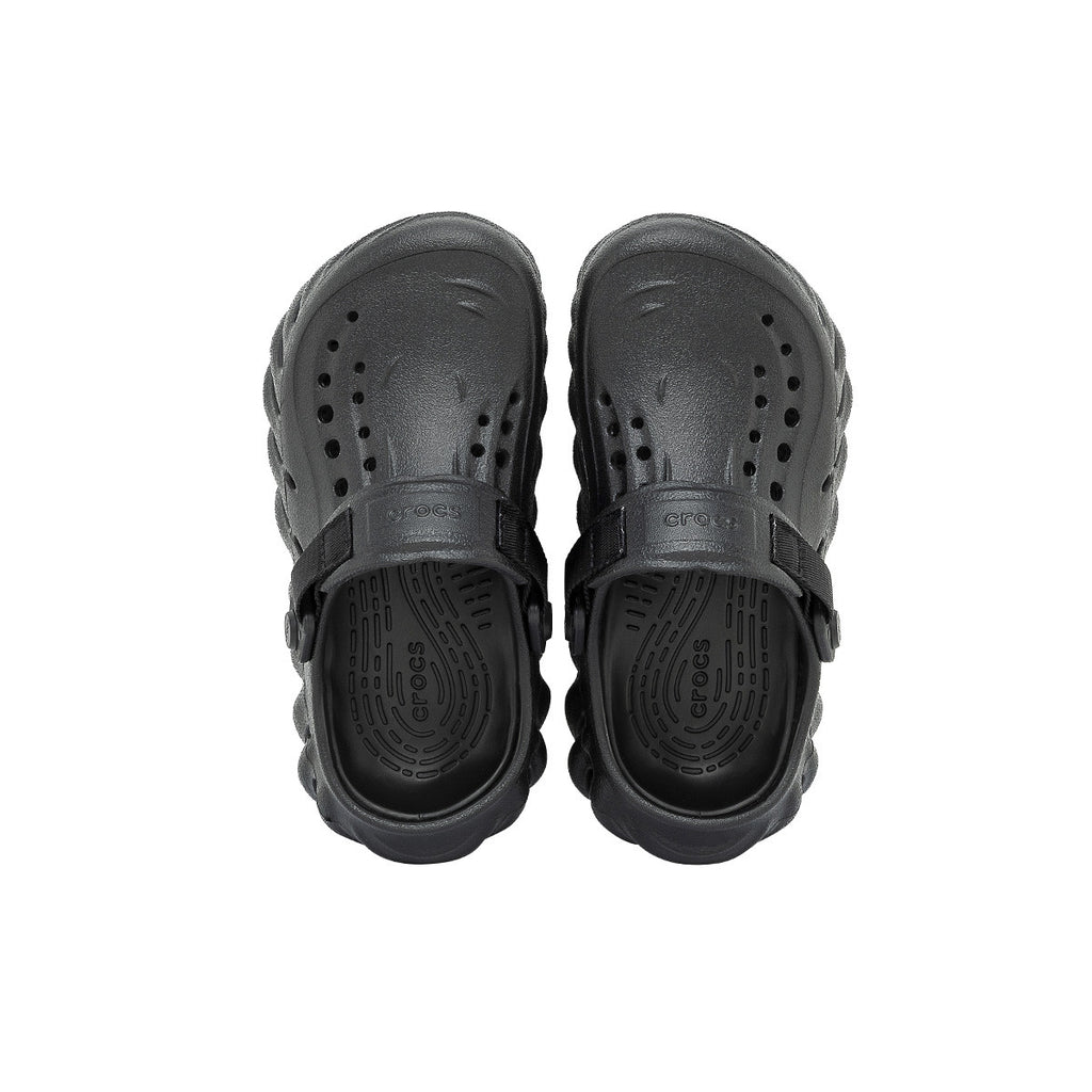 Zuecos Crocs Echo Clog Niño Niña Negro